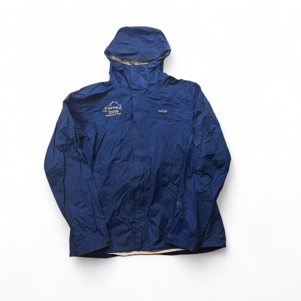 Patagonia H2no Torrentshell Rain Jacket Blue Size Mens Large